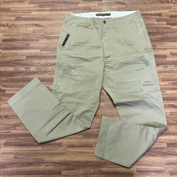 Polo Ralph Lauren Other - Polo Ralph Lauren NWOT Men's Distressed Patchwork Relaxed Fit Khaki Chino Pants